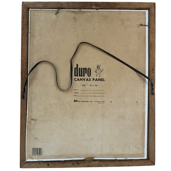 Vtg Original Painting FarmHouse Decor Barn Scene Pheasant Eclectic Gallery Wall - Picture 3 of 5